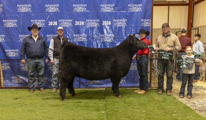 GRAND CHAMPION BREEDING HEIFER BRAXTON COLE