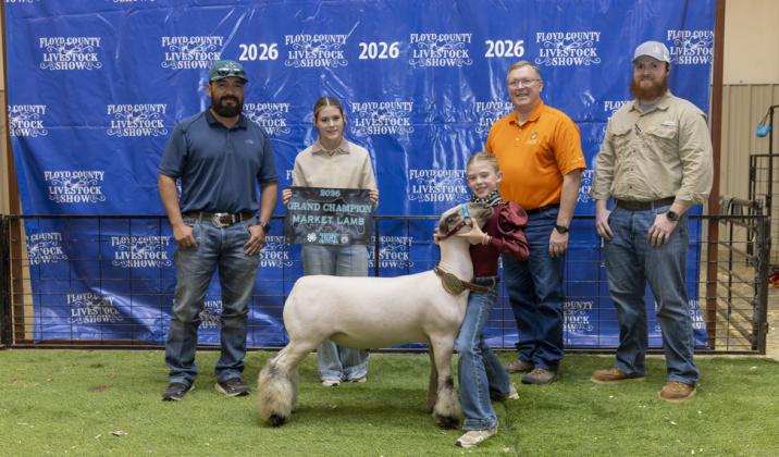 GRAND CHAMPION MARKET LAMB LAKYN RAWLS