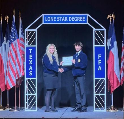 Five Floydada students earn Texas Lone Star Degrees