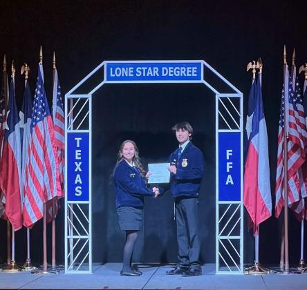 Five Floydada students earn Texas Lone Star Degrees