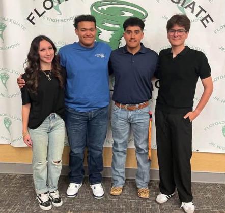 SENIOR CLASS President, Valentin Martinez Vice President, Tiffiny Perez Secretary, Jayvien Aleman Treasurer, Noah Fierros