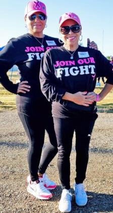 SPOTLIGHT ON WALK FOR THE CURE Floydada gym Fitness on the Square hosted a Walk for the Cure on Saturday, Oct. 2, starting at 9:00 a.m. Local businesses have donated water for stops along the 6.8–mile walk to the Unity Center in Muncy. Walkers will be escorted by the Floydada Police Department. Proceeds will go to Susan G. Komen Foundation. | PHOTOS BY BARBARA ANDERSON, HESPERIAN-BEACON