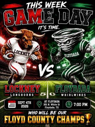 Whirlwinds host Lockney for homecoming Sept. 4