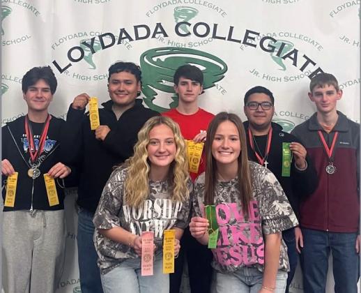 ACADEMIC UIL Floydada CHS academic UIL teams competed at theTexasTech Red Raider Classic on Saturday, Jan. 17. | FLOYDADA CISD PHOTOS