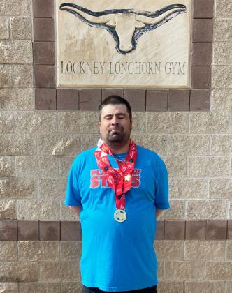 Paul Lopez received gold in the 100-meter sprint, 4th in the 4x100meter relay, and 5th in the shot put.