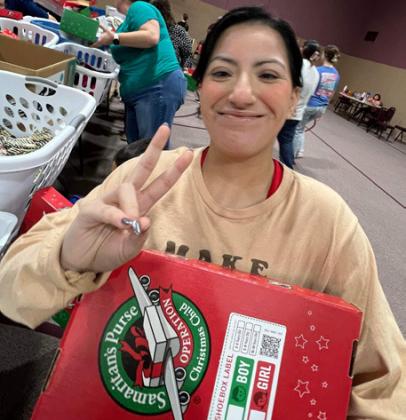 Operation Christmas Child shoebox starts with you