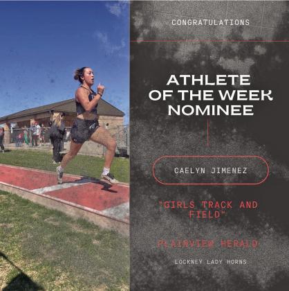COVENANT'S FEMALE ATHLETE OF THE WEEK