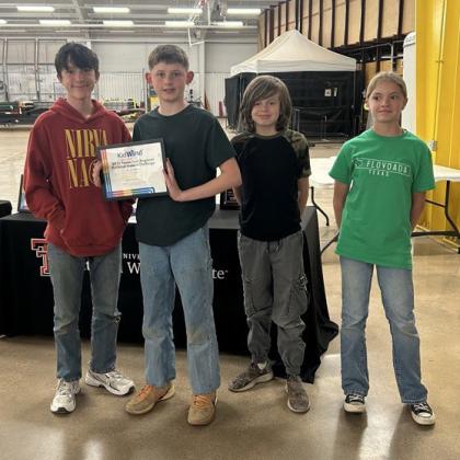 Floydada Collegiate KidWind competes at Tech
