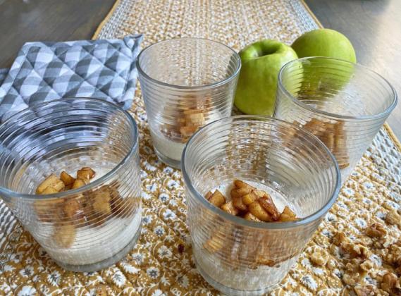 Apple Cider Panna Cotta dessert a creative use for holiday ingredients