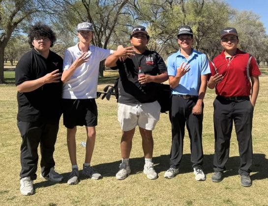 LOCKNEY GOLF Congratulations go to the Lockney golf team for placing 4th place at the Sudan tournament last week, and this week on Monday, they finished in 5th place at the District golf tournament. | COURTESY PHOTO