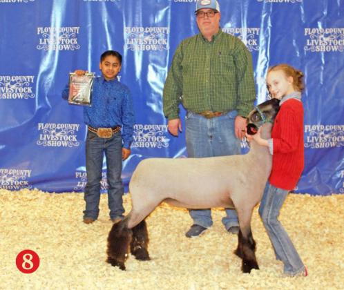  GRAND CHAMPION LAMB BRIGHTON REESE ALL PHOTOGRAPHS BY MOMENTS IN TIME PHOTOGRAPHY EXCEPT RABBITS • COURTESY SONYA GLASS