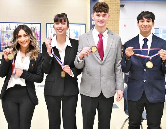 Floydada CHS Business Professionals of America compete at Frenship, Garza elected as Regional President