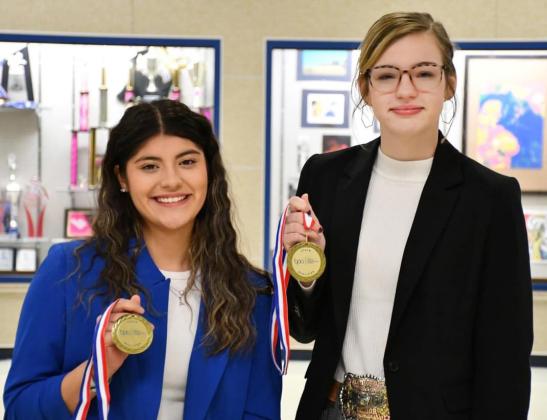 Floydada CHS Business Professionals of America compete at Frenship, Garza elected as Regional President