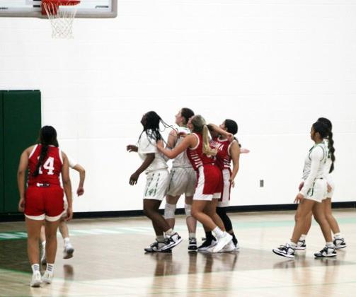 LADY WINDS The Floydada girls basketball team (above and above left) entered the Thanksgiving holiday with a winning record of 3-2 on the season. They defeated the Friona Squaws 73-36 on the Monday afternoon before Turkey Day. They had the rest of the holiday week off. They were to resume play Tuesday, Nov. 29 versus Lubbock Roosevelt. | SAUL CASTILLO PHOTOS