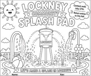 COLORING BOOK ENTRIES for fund-raising are due back to City Hall by July 17, 2026. | COURTESY ART