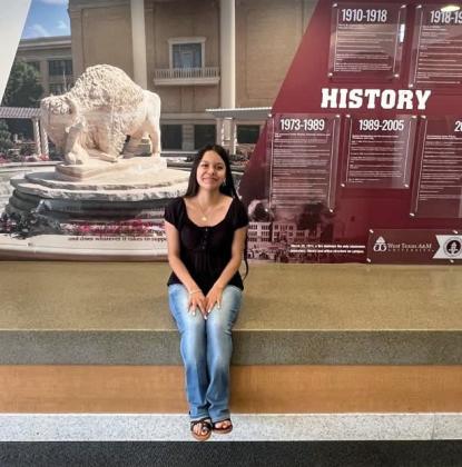 Floydada High School student Brittney Machado will be moving on to compete at the State UIL Meet in Austin after becoming a finalist in the Barbara Jordan Historical Essay contest. Her essay is one of the top six in the state. The essay will be judged and officially archived at the University of Texas in May. | COURTESY PHOTO