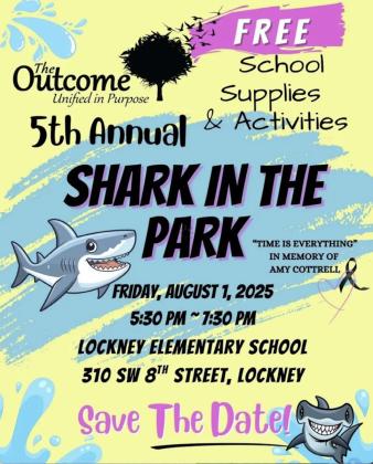 Lockney Elementary hosts 5th annual Shark in the Park at pool
