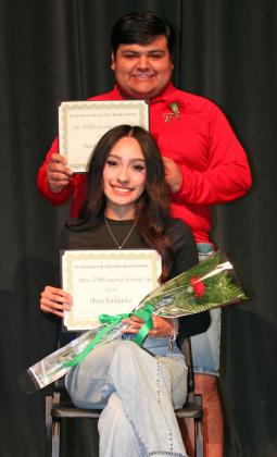 MR. AND MISS FCHS, SECOND RUNNERS-UP Saul Castillo and Ana Saldana