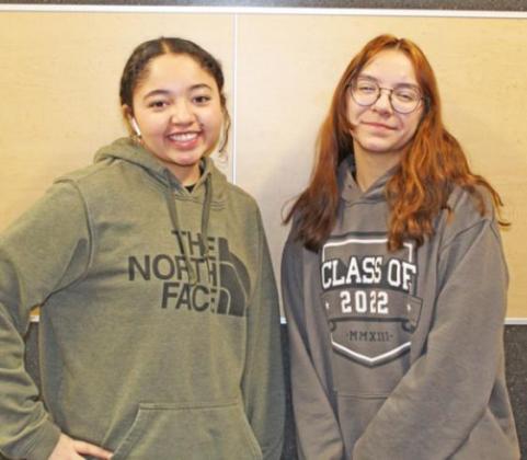 Accounting Team - Coached by Mrs. Carol Lane. Senior Taylor Egnew and junior Lexi Morgan.