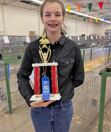 Snowden’s rabbits take Best in Breed at South Plains Fair