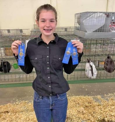 Snowden’s rabbits take Best in Breed at South Plains Fair