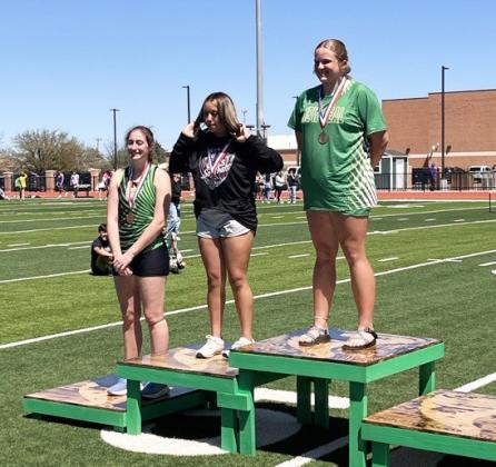 DISCUS ADVANCES Floydada’s Sierra Snowden advances to Regionals in discus. | COURTESY PHOTO