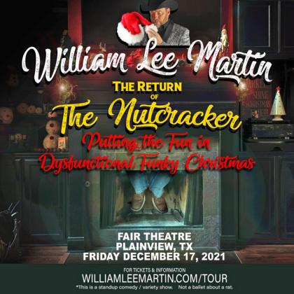 Comedian William Lee Martin presents ‘The Return of the Nutcracker’ at Plainview’s Fair Theater Dec. 17