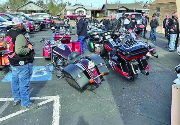 MOTORCYCLISTS HONOR HUNTER Area motorcyclists developed a strong bond with the late Hunter Wells and paid tribute to him. | COURTESY PHOTO