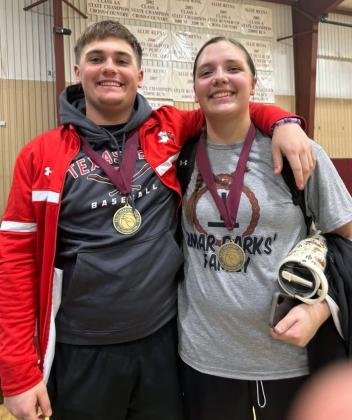 Twins Haygen and Brinley Lefevre named to All Tournament Team, Ralls Tournament | LOCKNEY HIGH SCHOOL PHOTO