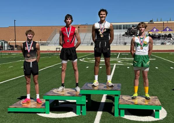 LOCKNEY ATHLETIC BOOSTER CLUB FACEBOOK At last week’s Area track meet in Floydaya, three Lockney athletes advanced to Regionals. Daniel Alvarado is Regional bound in the 400m run after placing 2nd at the Area meet. Gage Graves is Regional bound after placing 2nd in the 110m hurdles, and Brinley LeFevre will advance to Regionals in shot put.