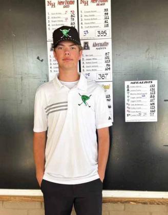 REGIONAL QUALIFER Congratulations go to Floydada Collegiate High School’s Yager James as he advances to Regionals in Golf. Yager shot an 88 at the Gaines County Golf Course. | FLOYDADA CISD PHOTO