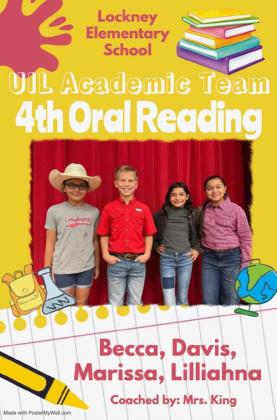 Lockney Elementary finishes 3rd in UIL