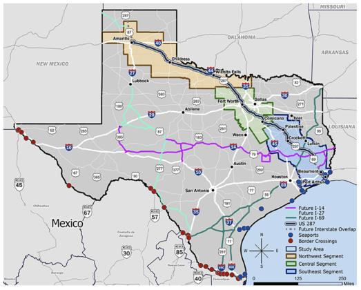 TxDOT requests public input on US 287 Corridor Interstate Feasibility Study
