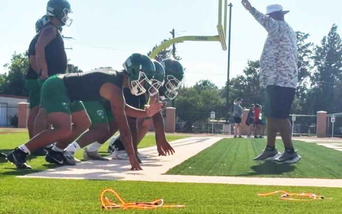 SPOTLIGHT ON FLOYDADA FOOTBALL 2-A-DAY PRACTICE
