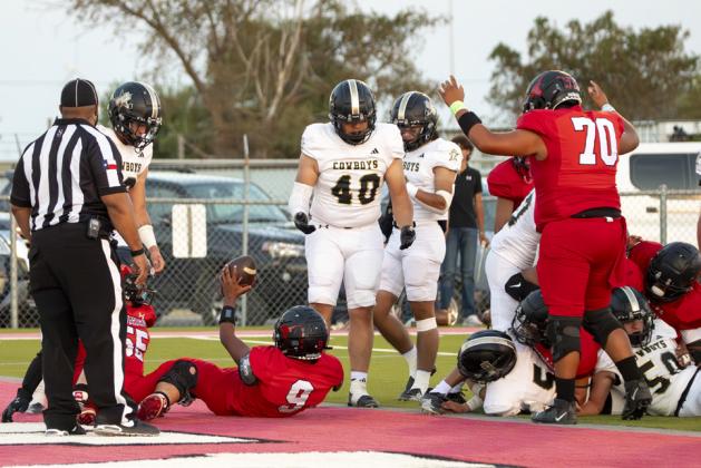 Leal first touchdown