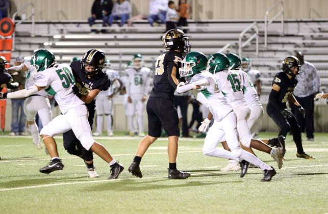 TOUGH LOSS The Floydada Whirlwinds fell to the undefeated Post Antelopes 73-3 Friday night on the road in Post and slip to 2-7 on the season. | KHLOE SMITH PHOTO