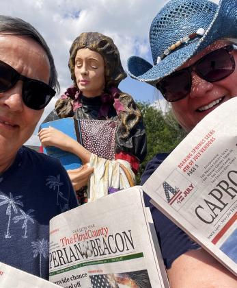 WHERE WILL YOU BE TRAVELING THIS SUMMER? Take your Hesperian-Beacon along with you and send us a selfie! Send your photos to fchb.editor@yahoo. com. Include names of people in your photo, and your location.
