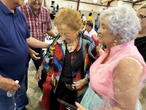 Hundreds turn out to honor Lucy Dean Record’s hundredth