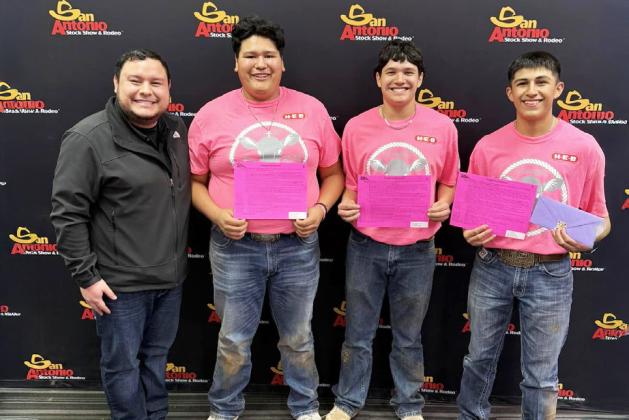 Lockney FFA students shine at San Antonio Calf Scramble