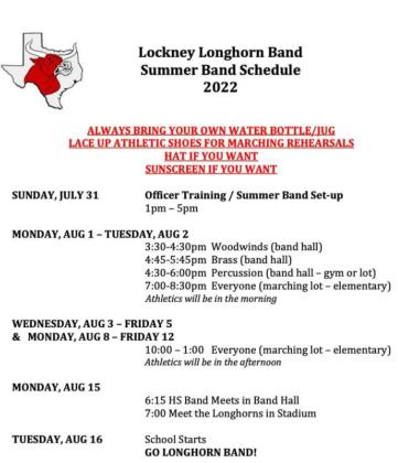 Floydada Band leaders named