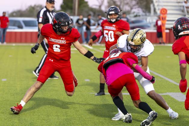 Longhorns fall to Sudan Hornets, 56-6