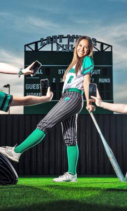 JENNA MARTINEZ FRESHMAN 1st TEAM ALL-DISTRICT FIRST BASE