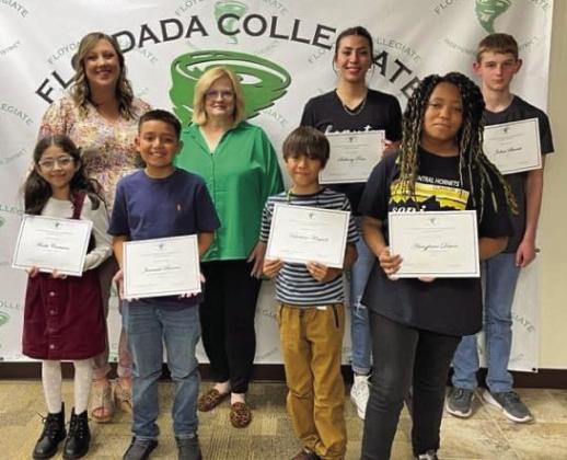 FCISD RECOGNITION Students, educators and staff were recognized for their achievements at this month's Floydada school board meeting. | FCISD PHOTO