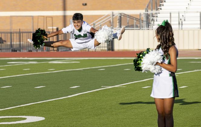 MEET THE WHIRLWINDS in late August gave cheerleaders as well as players a chance to show off their skills. | CERVANTES PHOTOGRAPHY