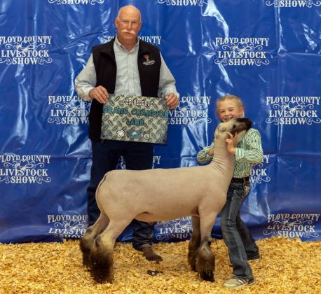RESERVE GRAND CHAMPION LAMB LAKYN RAWLS