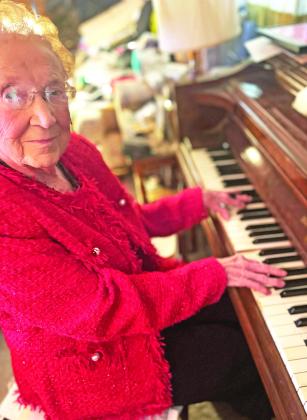 Lockney’s leading lady of piano ponders keys to a long, happy life