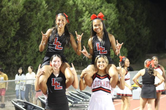 Seniors Jolene Guerrero, Krista Azua, Bryanna Acedillo, Monique Lara
