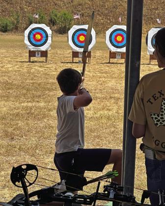ON THE MARK John Taylor Snowden represented Floyd County 4-H at the State Games this week in San Antonio. | FLOYD COUNTY EXTENSION SERVICE PHOTOS