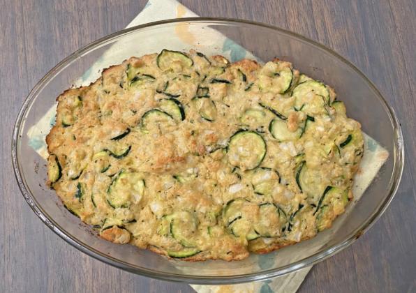 TEENY ZUCCHINI For this recipe, use smaller, tender zucchini, sliced very thin. | ANGELINA LaRUE PHOTO