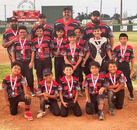 LOCKNEY HONORS The Lockney Little League Minor Team finished in 2nd place last week at the District 38 All Stars Tournament. | COURTESY PHOTO